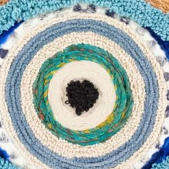 Surya Embroidered Ojo Lumbar Pillow All Pillows