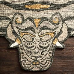 Loloi Rugs New Feroz Silver Tiger Rug By Justina Blakeney® X Loloi