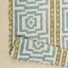 Peking Sky Blue Hypnotic Quilt Set By Jungalow® 2 Peking Sky Blue Hypnotic Quilt Set By Jungalow®