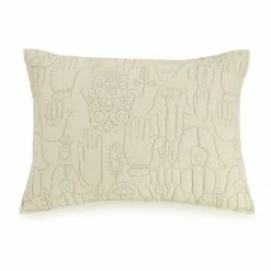 Deals Jungalow Store 10 Peking Natural Hamsa Standard Sham Set By Jungalow®