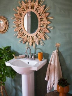 Jungalow Into You Wallpaper In Sage By Justina Blakeney®