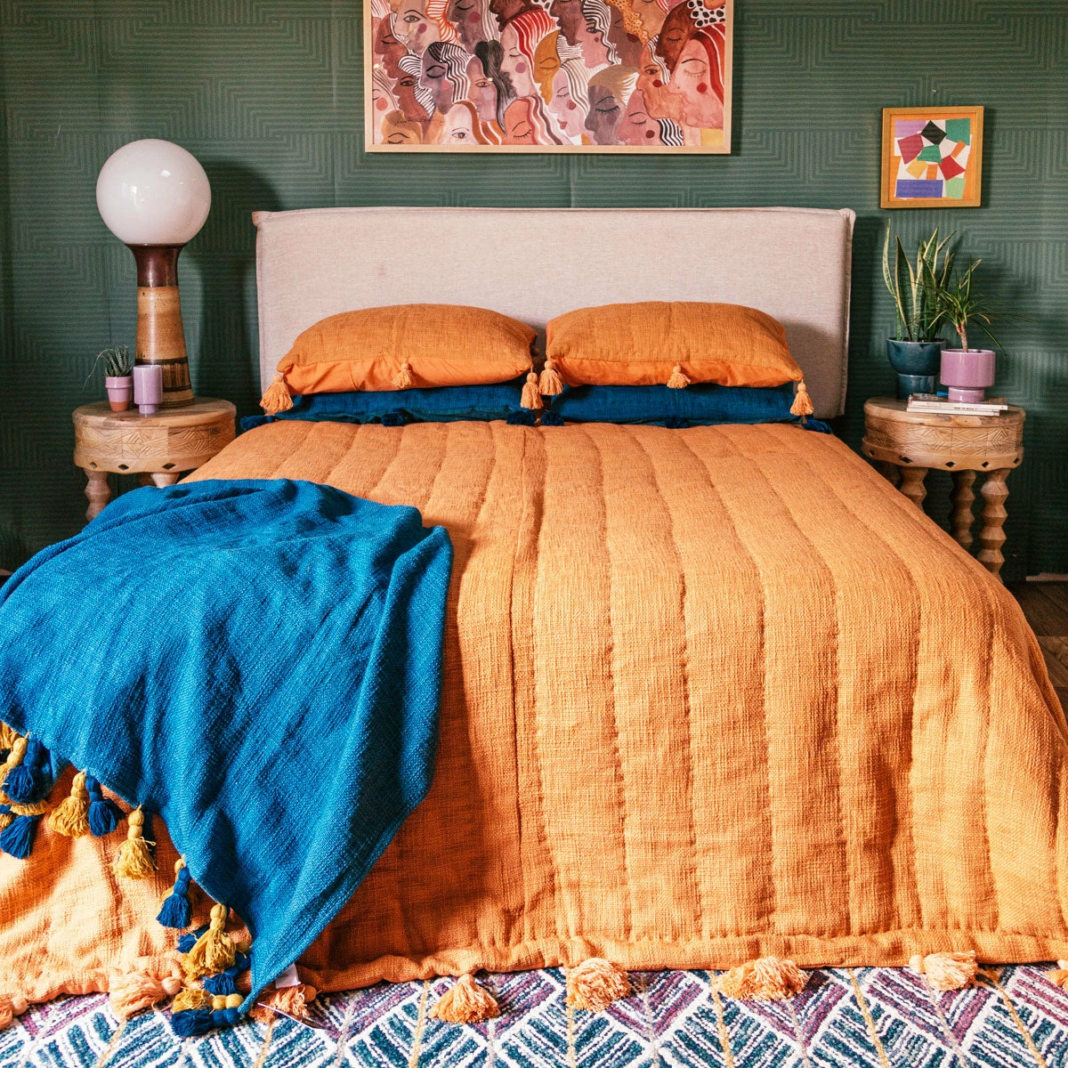 Jungalow® Sol Quilt In Adobe By Like A Lion™ All Décor 4 Jungalow® Sol Quilt In Adobe By Like A Lion™ All Décor