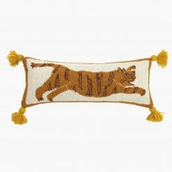Peking Tigress Pom Pom Hook Pillow By Jungalow®
