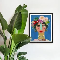 Gifts $100-$250 Azul Art Print By Lily Sol