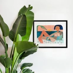 Justina Blakeney® Gifts $100-$250 Nude Beach At Sunset Art Print By Justina Blakeney™