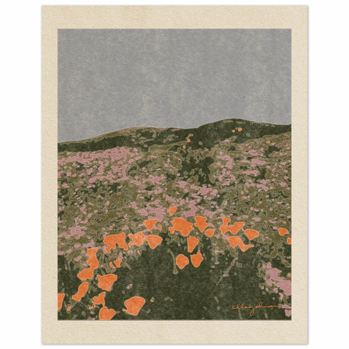 New California Poppies Art Print By Chloe Purpero Johnson 5 New California Poppies Art Print By Chloe Purpero Johnson