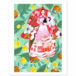 Hamsa Art Print By Roeqiya Fris 7 Hamsa Art Print By Roeqiya Fris