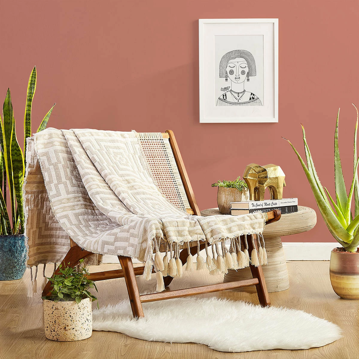 Peking Hypnotic Throw Blanket By Jungalow® 6 Peking Hypnotic Throw Blanket By Jungalow®