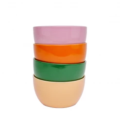 Tierra Bowl Set In Multi By Jungalow® Tabletop + Kitchen