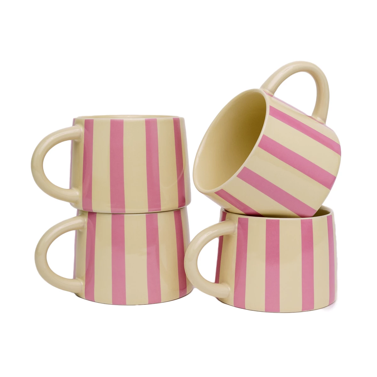 Jungalow® Tierra Striped Mug Set In Lavender Tabletop + Kitchen 4 Jungalow® Tierra Striped Mug Set In Lavender Tabletop + Kitchen