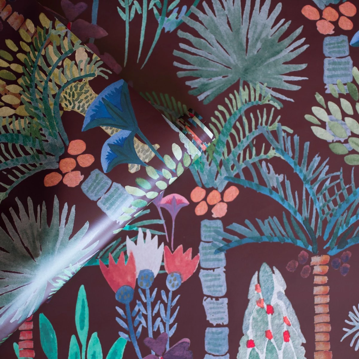 Jungalow® Peel + Stick Phoenix Wallpaper In Vino By Justina Blakeney® 5 Jungalow® Peel + Stick Phoenix Wallpaper In Vino By Justina Blakeney®