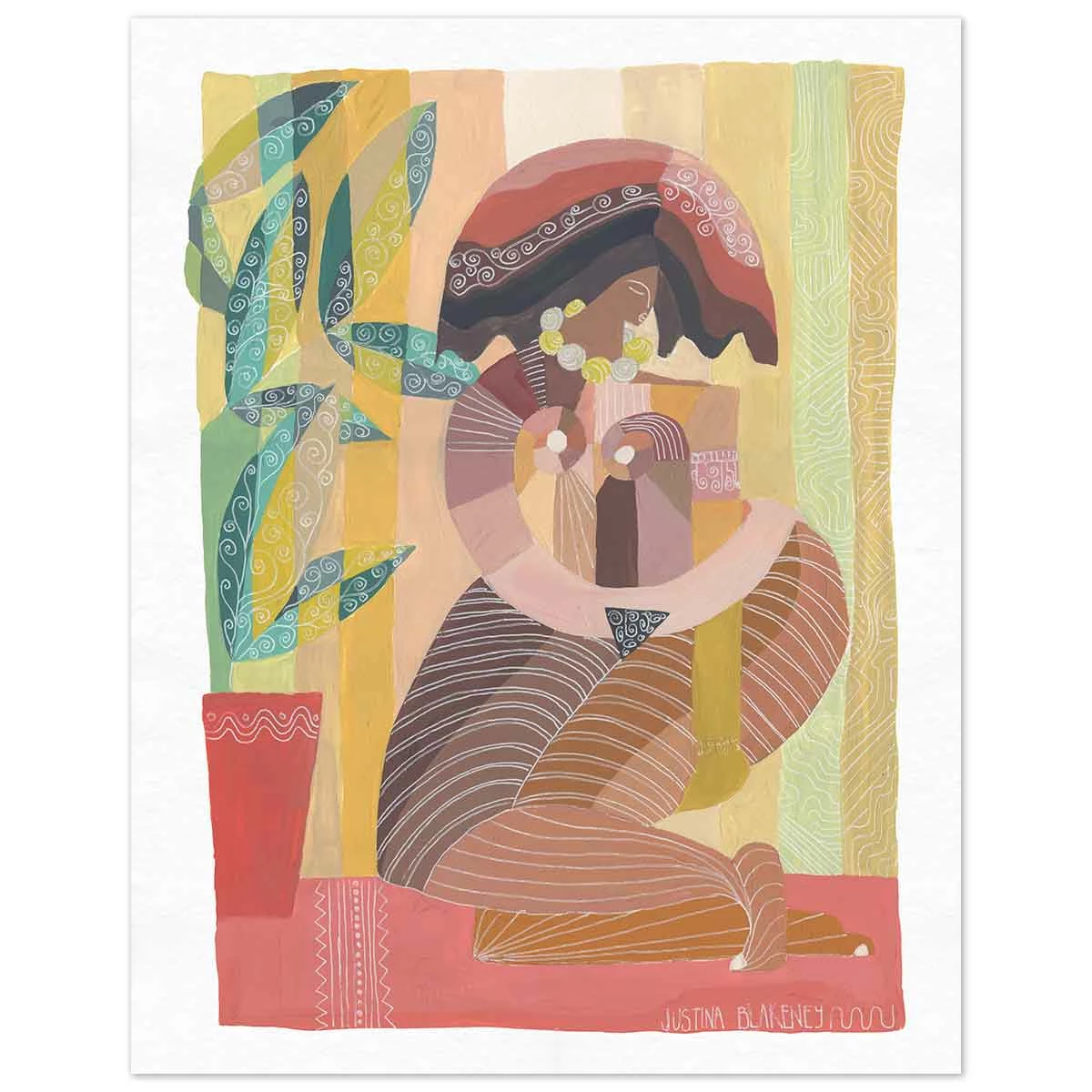 Justina Blakeney® Spirals And Pearls Art Print By Justina Blakeney™ Gifts $100-$250 5 Justina Blakeney® Spirals And Pearls Art Print By Justina Blakeney™ Gifts $100-$250