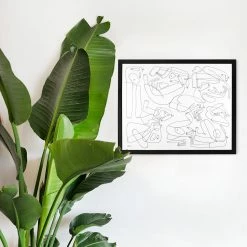 Gifts $100-$250 Parts Of Her Art Print By Reneesha Mccoy