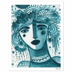 Gifts $100-$250 Rain Art Print By Lily Sol