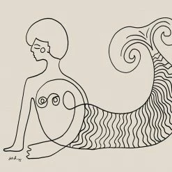 Justina Blakeney® Sisters Of The Sea 1 Art Print By Justina Blakeney™