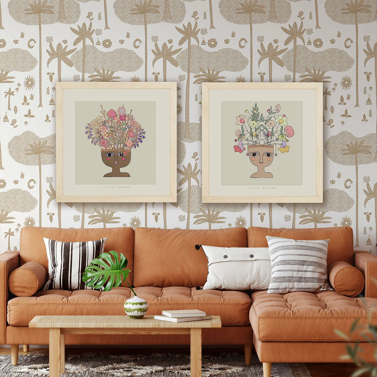 Justina Blakeney® All Gifts Flower Thinker 1 Art Print By Justina Blakeney™ 4 Justina Blakeney® All Gifts Flower Thinker 1 Art Print By Justina Blakeney™