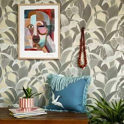 Jungalow® Cha Cha Wallpaper In Slate