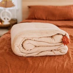 Jungalow® Sol Natural Dyed Quilt In Clay By Like A Lion™ All Décor 7 Jungalow® Sol Natural Dyed Quilt In Clay By Like A Lion™ All Décor