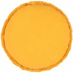 Surya All Pillows Yellow Shag Pillow