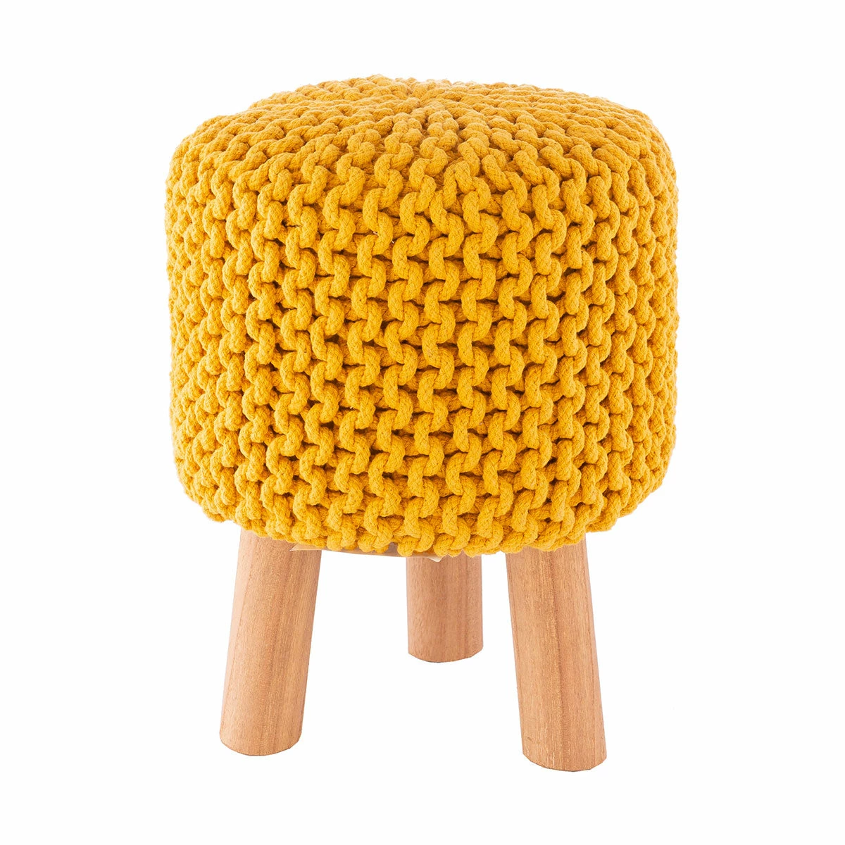 Surya Knit Gold Stool All Stools, Poufs + Side Tables 4 Surya Knit Gold Stool All Stools, Poufs + Side Tables