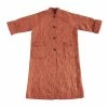 Peking Hamsa Quilted Coat In Coral By Jungalow®