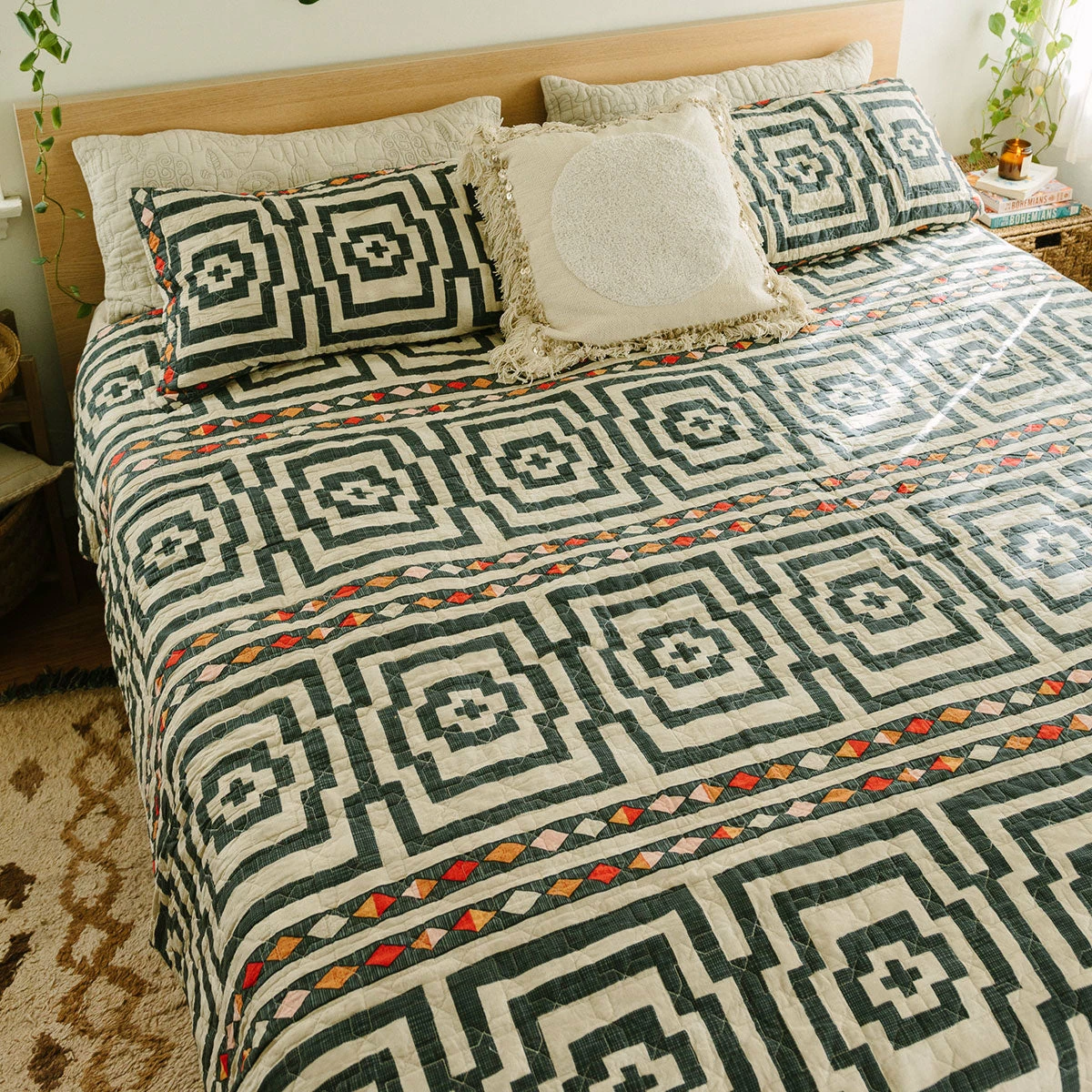 Peking Hypnotic Quilt Set By Jungalow® 8 Peking Hypnotic Quilt Set By Jungalow®