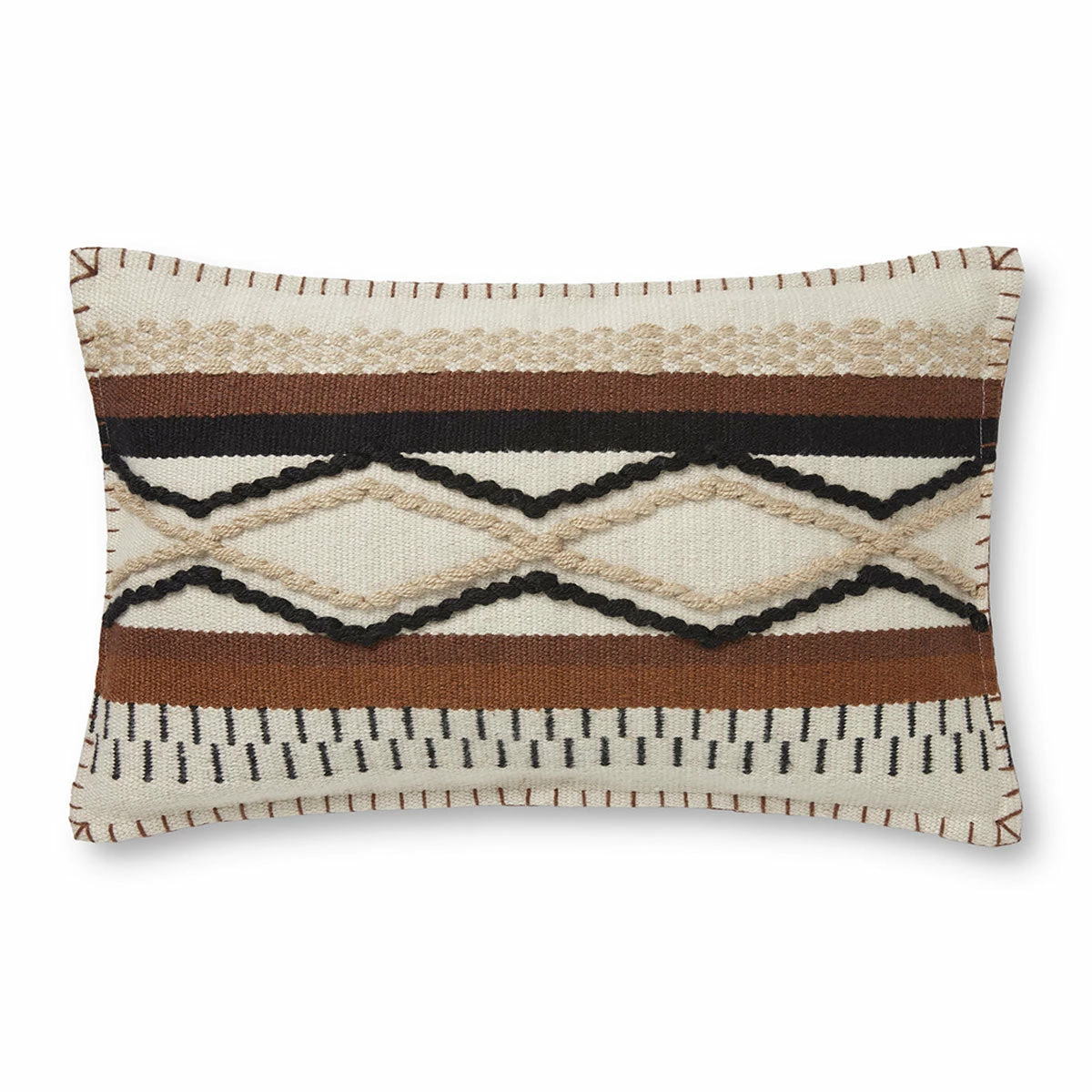 Loloi Rugs Brown Mesa Outdoor Pillow 3 Loloi Rugs Brown Mesa Outdoor Pillow