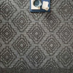 Loloi Rugs Rainier Charcoal Outdoor Rug