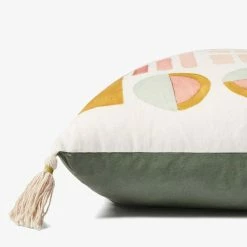 Loloi Rugs Sunset Watercolor Tassel Pillow 7 Loloi Rugs Sunset Watercolor Tassel Pillow