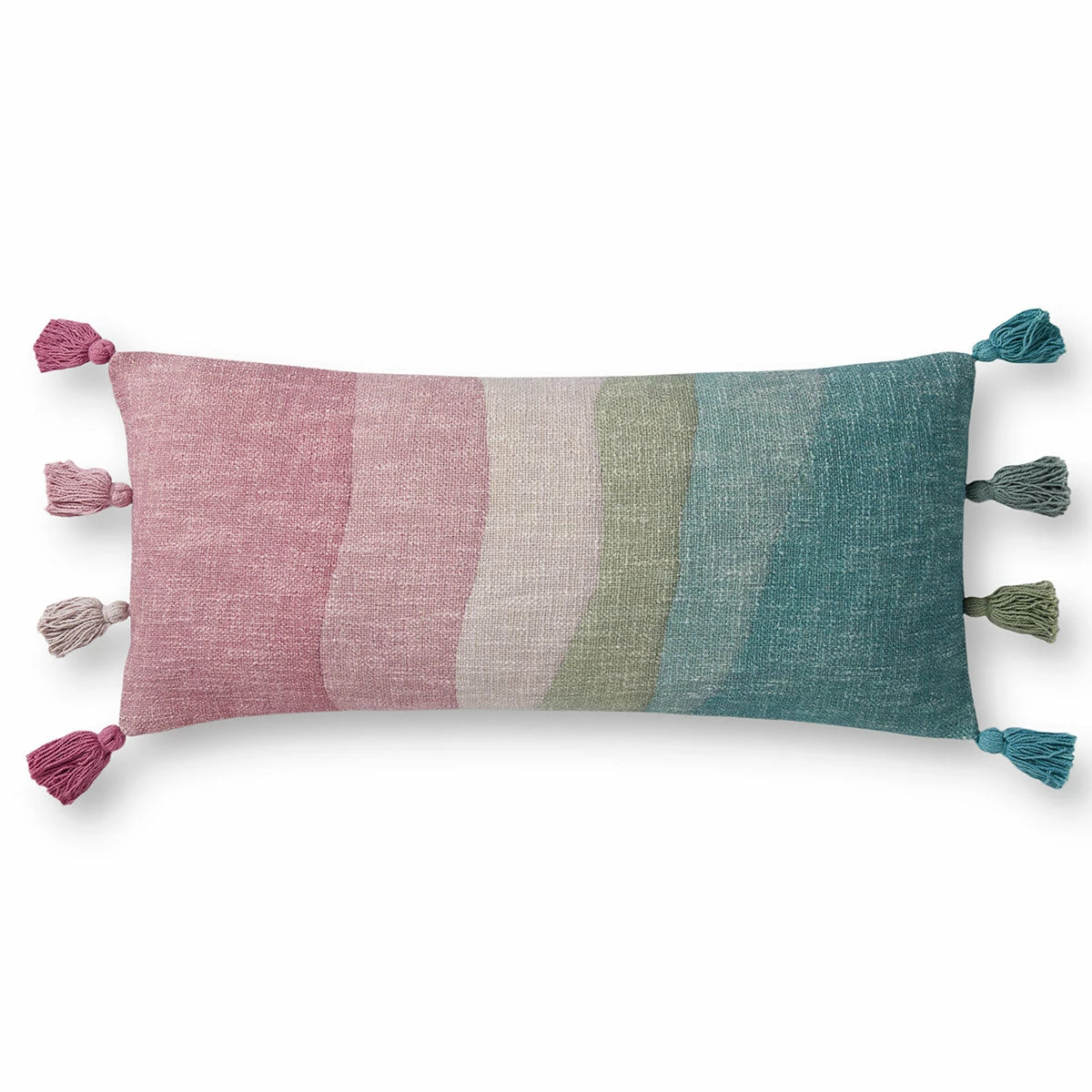 Loloi Rugs Rainbow Mountain Layers Pillow By Justina Blakeney® X Loloi New 3 Loloi Rugs Rainbow Mountain Layers Pillow By Justina Blakeney® X Loloi New