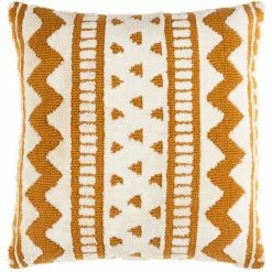 Surya Knitted Zag Pillow