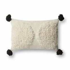 Loloi Rugs Monster Round Lumbar Pillow By Justina Blakeney® X Loloi All Pillows