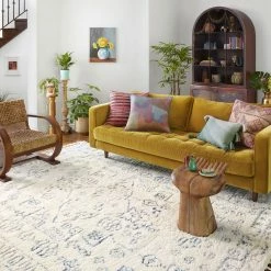 Loloi Rugs Ronnie Ocean Rug By Justina Blakeney® X Loloi Neutral + Solid Rugs