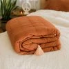 Jungalow® Sol Natural Dyed Quilt In Rust By Like A Lion™ All Décor 2 Jungalow® Sol Natural Dyed Quilt In Rust By Like A Lion™ All Décor