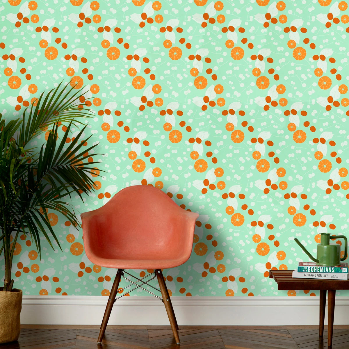 Jungalow Vitamin C Wallpaper In Seafoam By Justina Blakeney® 3 Jungalow Vitamin C Wallpaper In Seafoam By Justina Blakeney®