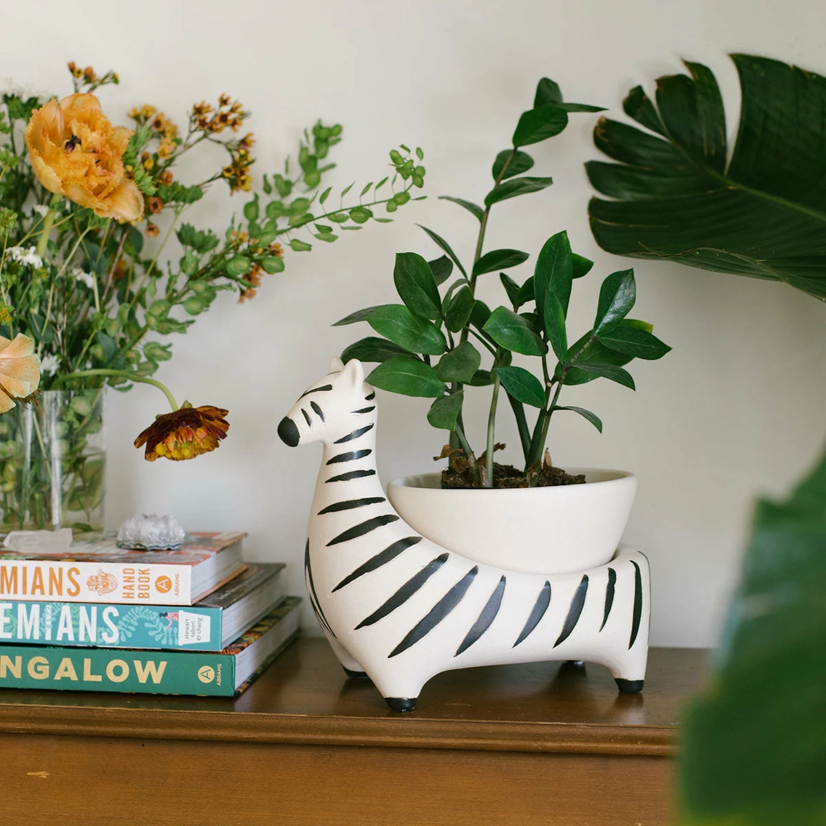 Jungalow® Zebra Savannah Garden Pot By Justina Blakeney™ 3 Jungalow® Zebra Savannah Garden Pot By Justina Blakeney™